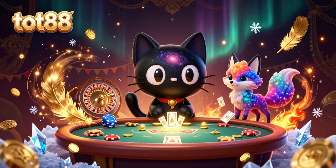 Experience the magic of tot88 with interactive games and cosmic illustrations, immersing players in rich gameplay.