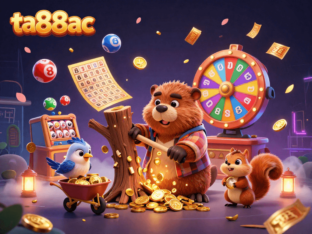 Experience excitement with ta88ac's vibrant gaming scene featuring lively characters and thrilling elements.