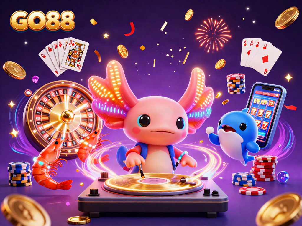 Experience thrilling gameplay at GO88 with dynamic characters and exciting casino elements.