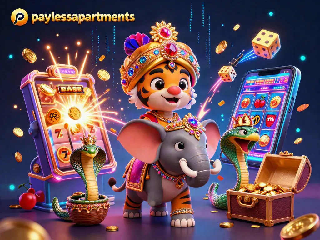 Experience thrilling jackpots at paylessapartments casino with colorful slot machines and exciting game elements.
