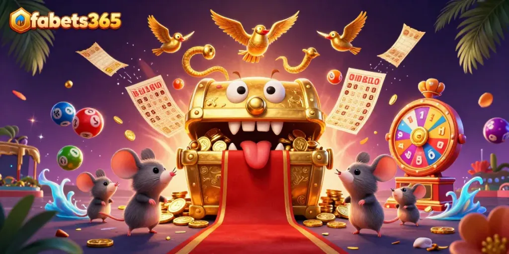 Engage with ufabets365's thrilling world of online gambling featuring colorful lottery and casino elements.