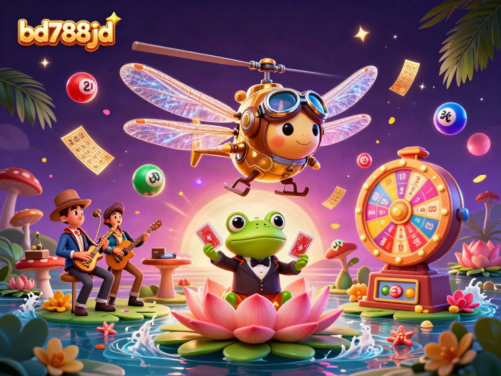 Engage with bd788bd's vibrant online casino scene featuring dynamic gaming action and colorful elements.