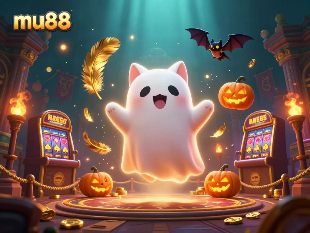 Experience thrilling gameplay with mu88's animated characters in a vibrant casino scene.