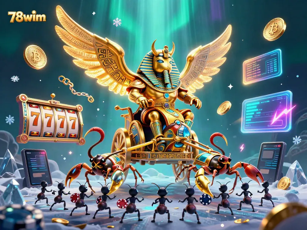 Experience thrilling gameplay with 78wim, adorned by rich casino symbols and dynamic elements.