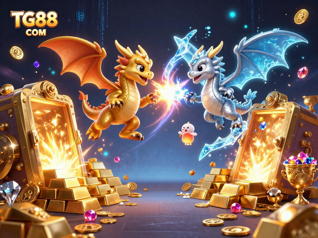 Engage with TG88 COM and experience epic gaming excitement while dragons battle for treasure.